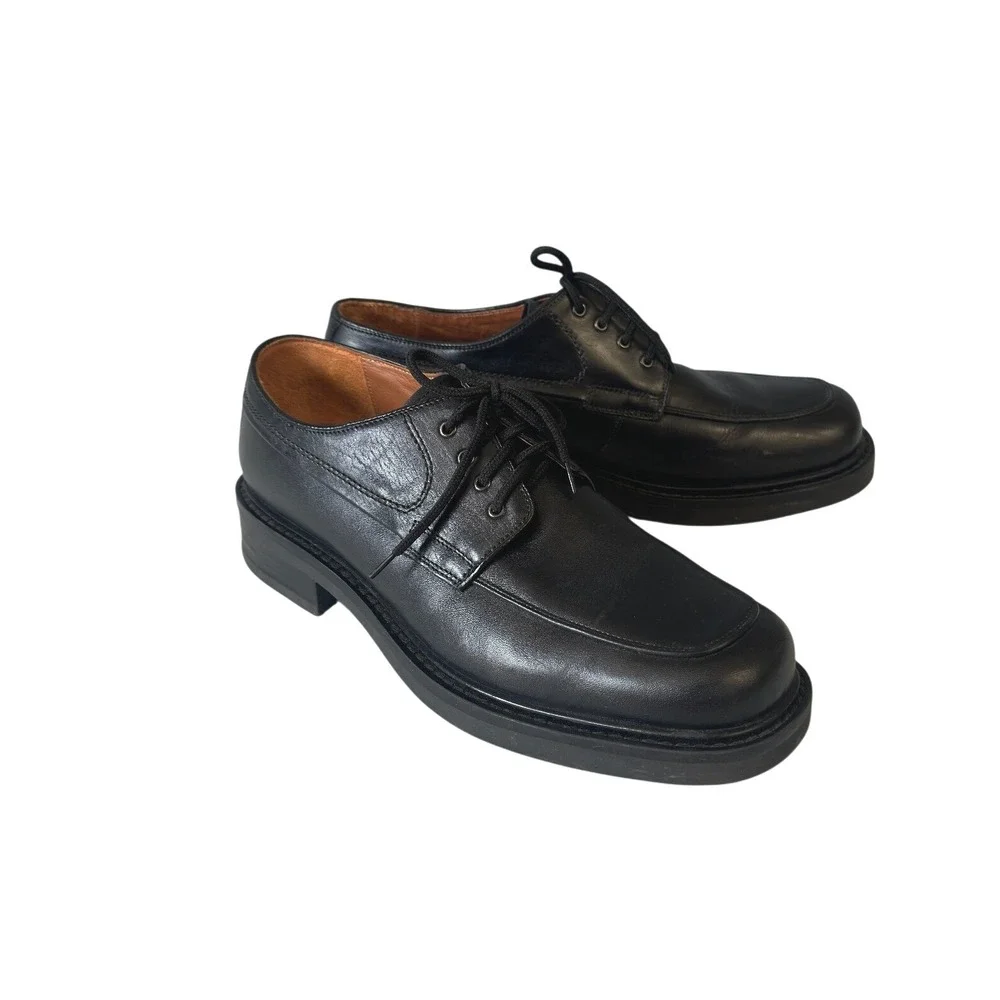 Nunn Bush NXXT Mens Black Leather Oxford Dress Shoes Size 10 1/2 JS